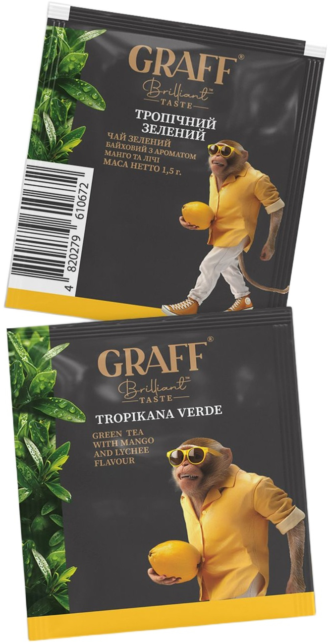 Чай зелёный Graff Тропический зелёный 20 шт фото 