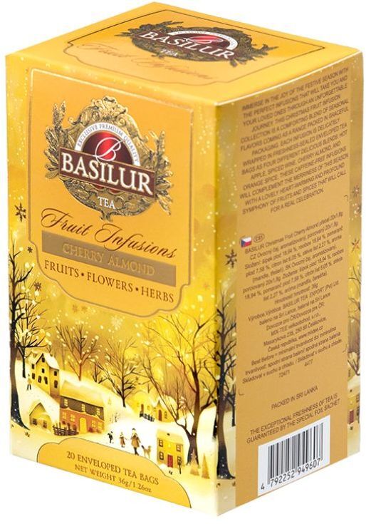 Чай фруктово-рослинний Basilur Вишня-Мигдаль 20 штфото3
