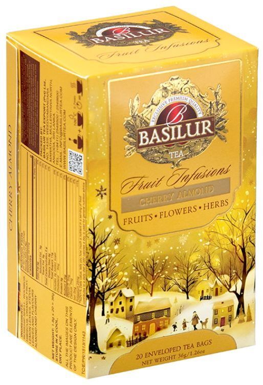 Чай фруктово-рослинний Basilur Вишня-Мигдаль 20 штфото2
