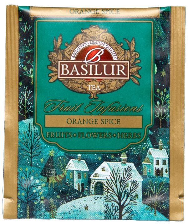 Чай фруктово-растительный Basilur Корица-Апельсин 20 шт фото 