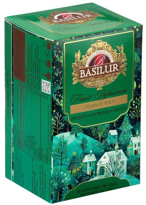 Чай фруктово-растительный Basilur Корица-Апельсин 20 шт фото 