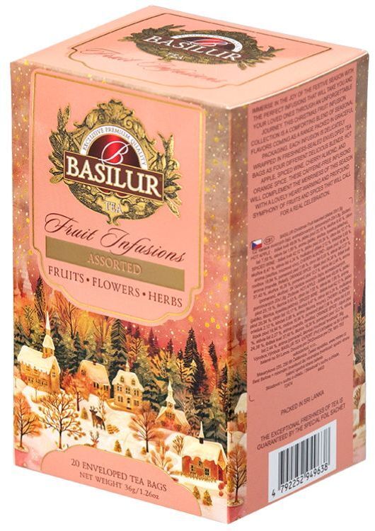 Ассорти смесей фруктово-ягодных Basilur FruitInfusion 20 шт фото 