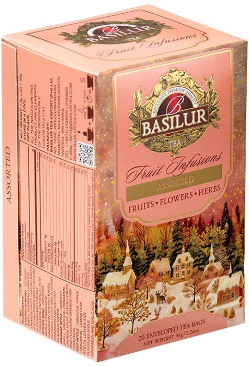 Ассорти смесей фруктово-ягодных Basilur FruitInfusion 20 шт фото 