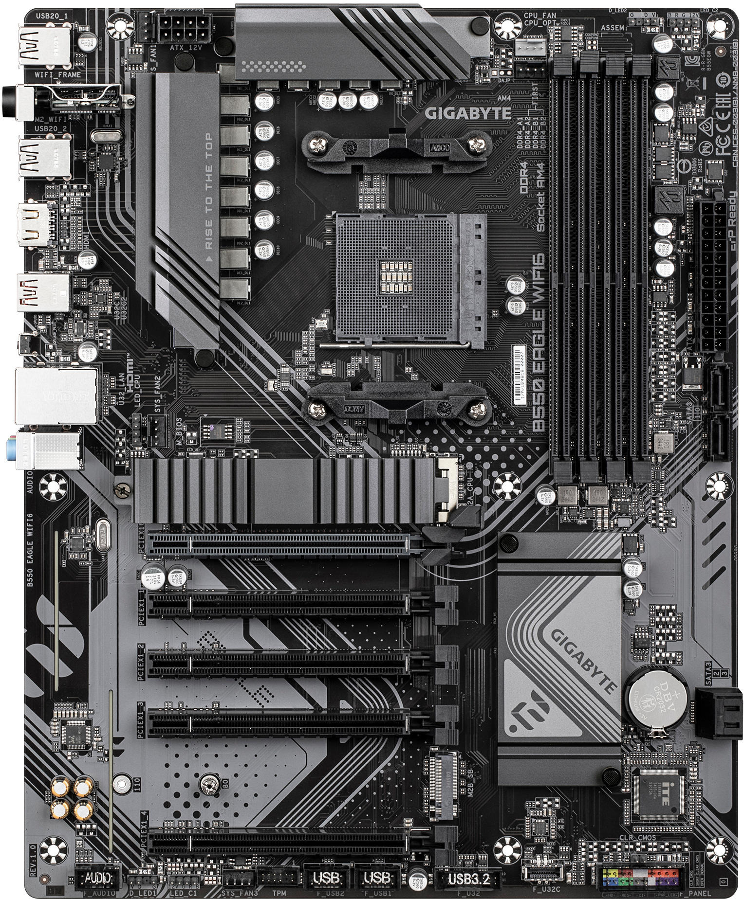 Материнська плата GIGABYTE B550 EAGLE WIFI6 (B550_EAGLE_WIFI6)фото2