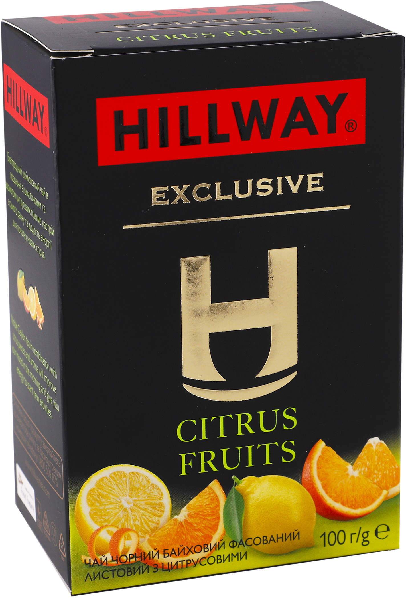 Чай чёрный Hillway Exclusive Citrus fruits 100 г фото 2