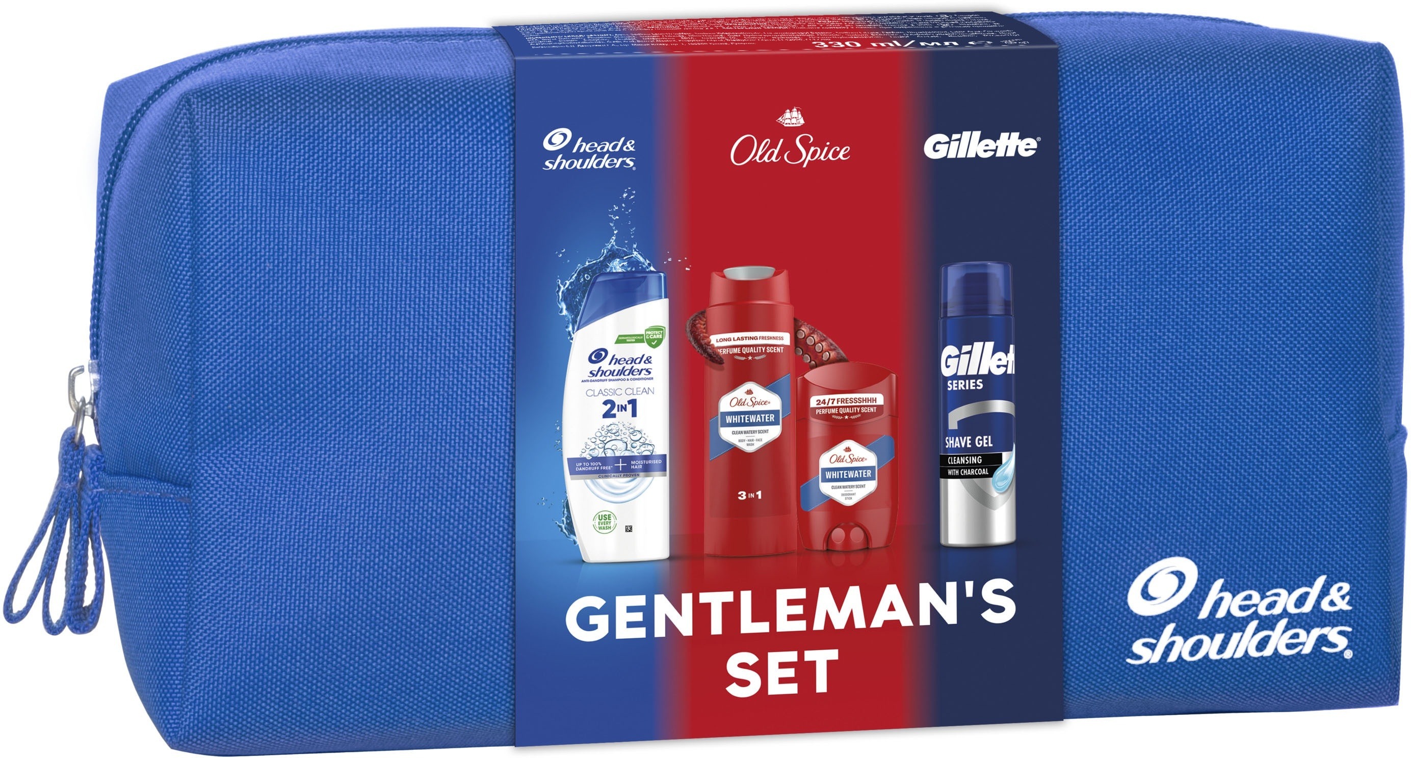 Набір Old Spice Дезодорант 50мл+Гель для душу Whitewater 250мл + Гель для гоління Gillette 200 мл + Head&Shoulders 330млфото2