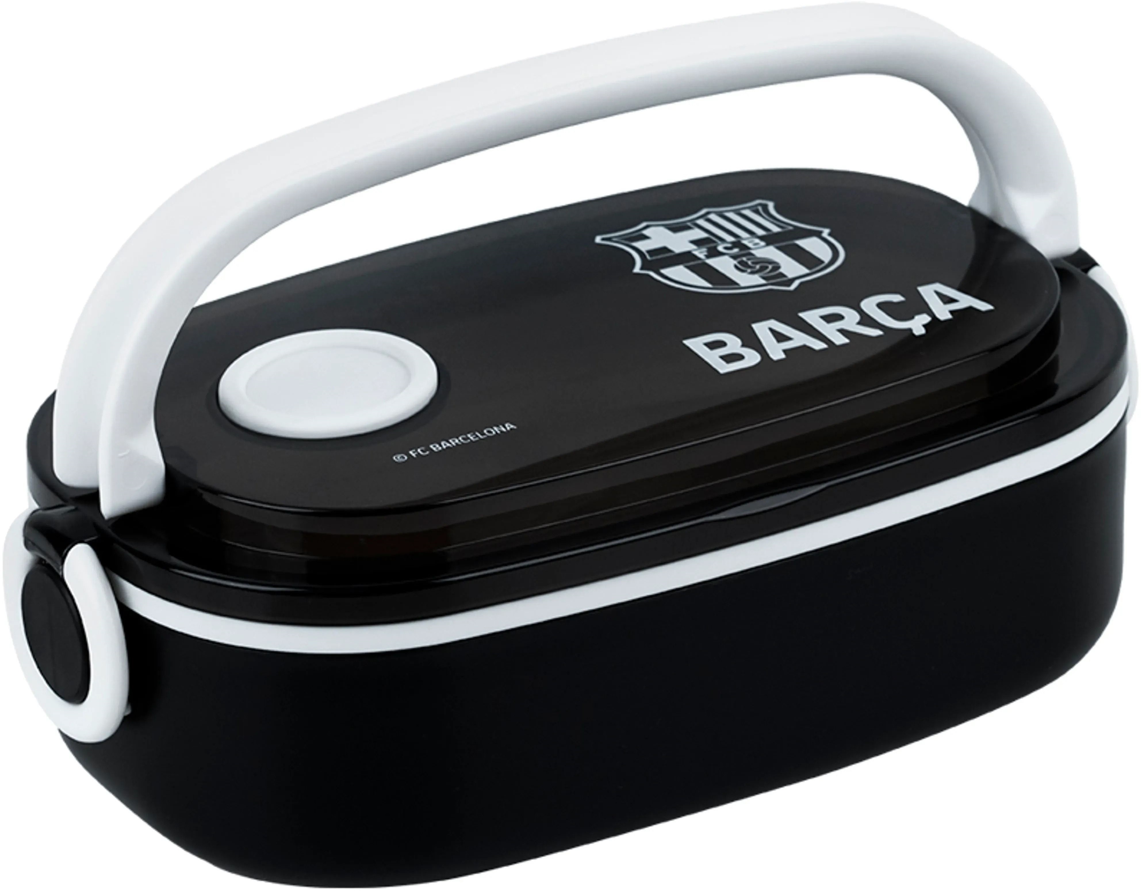 Ланчбокс Kite FC Barcelona BC25-1180, 900 мл, чорний (BC25-1180)фото5