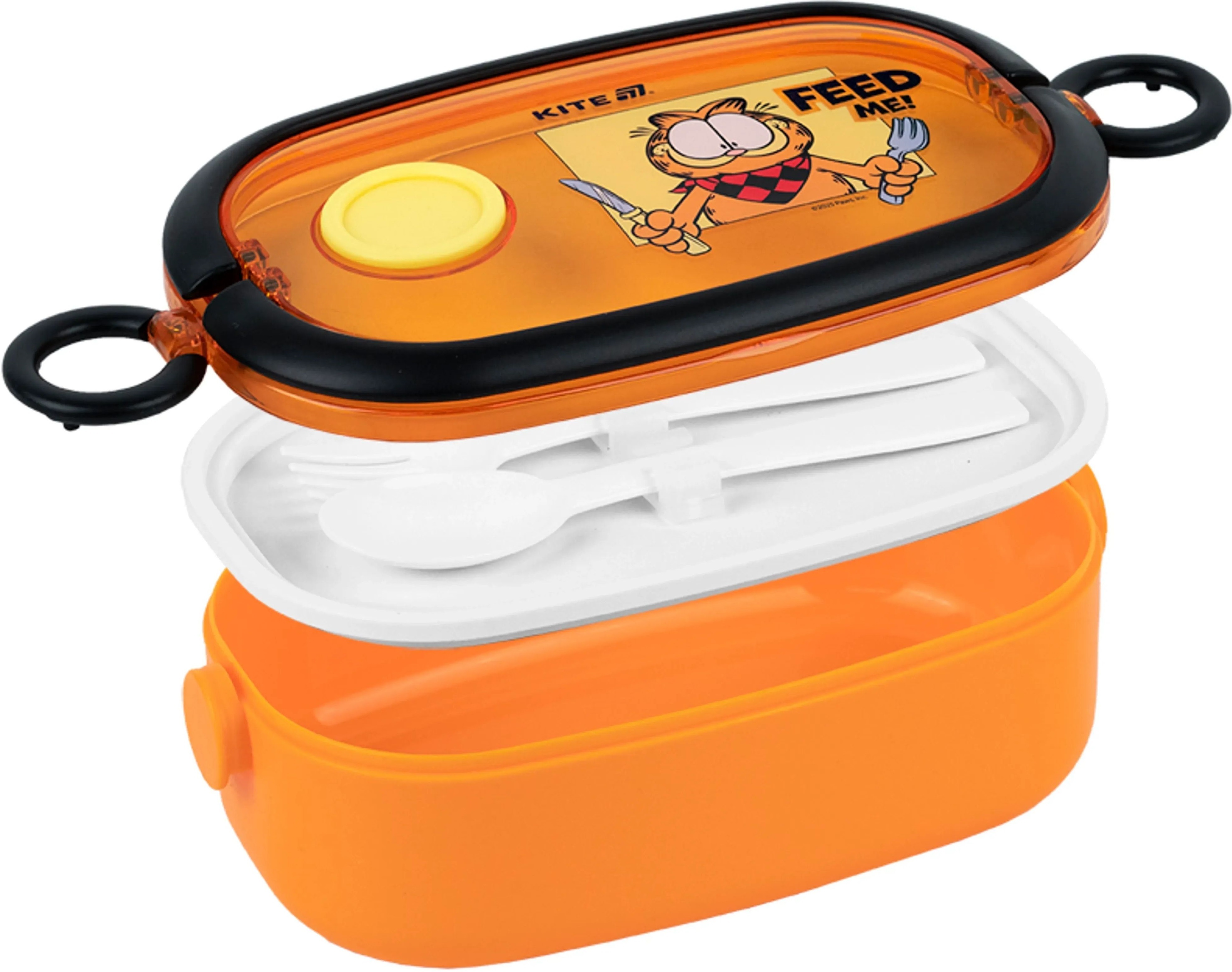 Ланчбокс Kite Garfield GF25-1180, 900 мл, помаранчевий (GF25-1180)фото3
