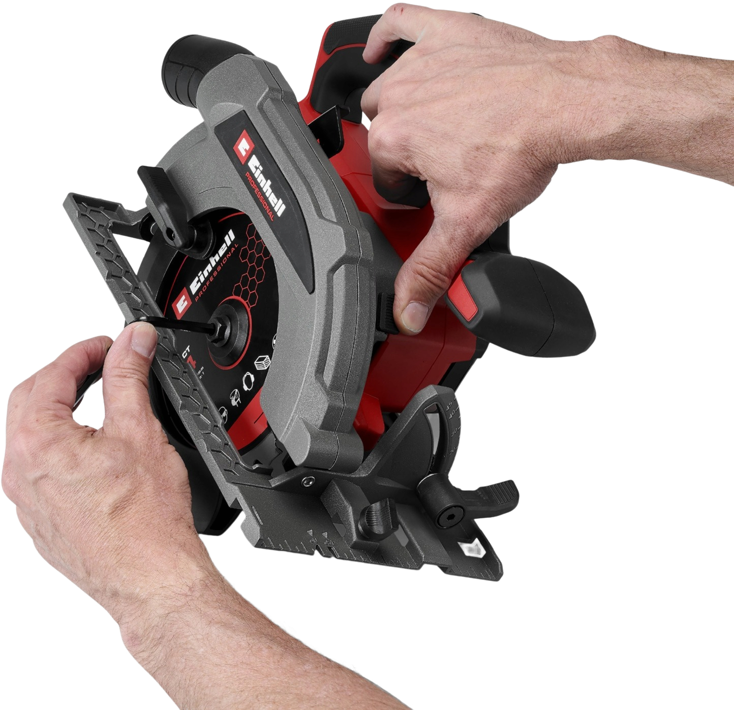 Пила дискова акумуляторна Einhell TP-CS 18/165 Li (без АКБ та ЗП), (4331225)фото