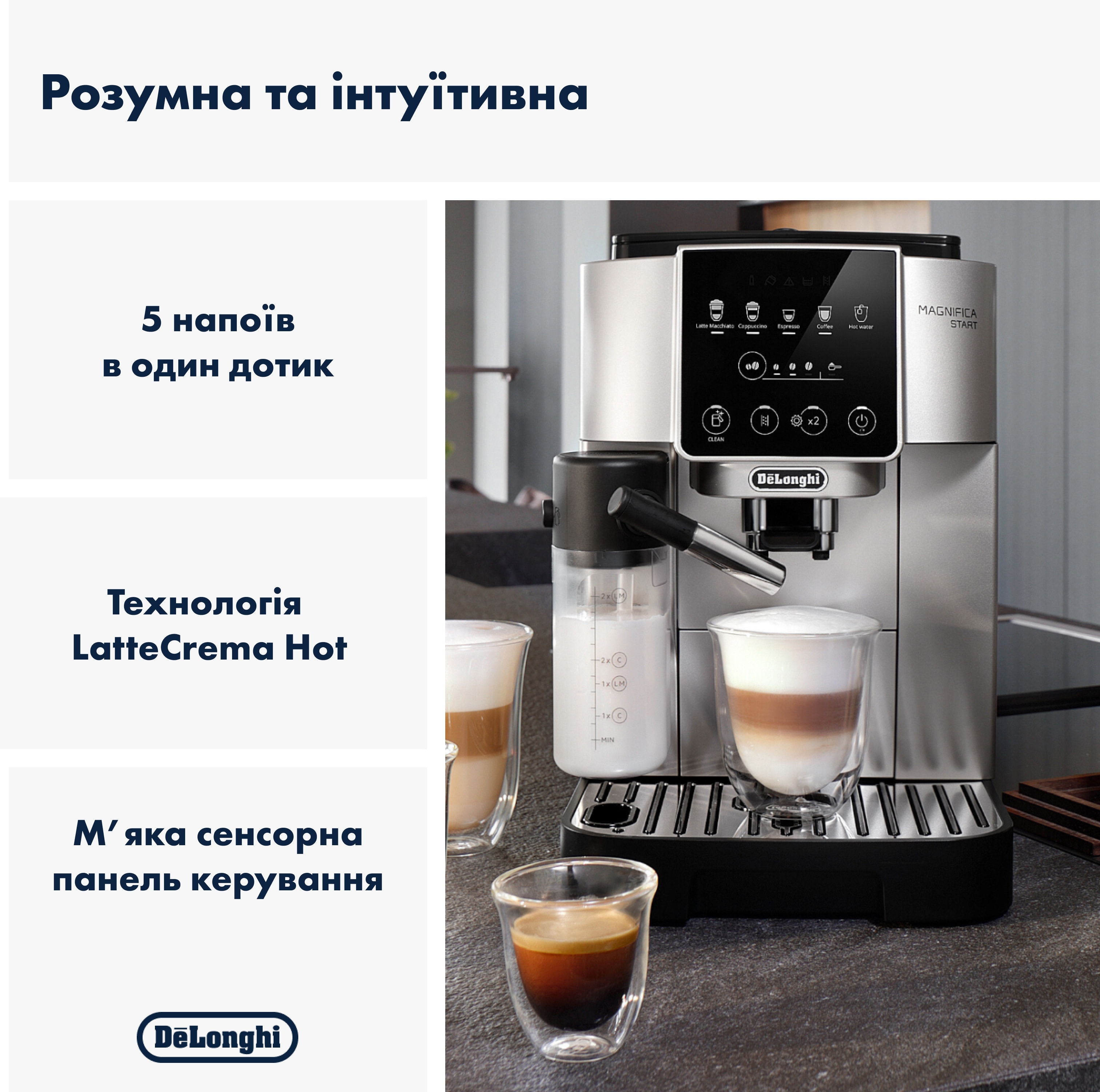 Кавомашина Delonghi ECAM22080SBфото8