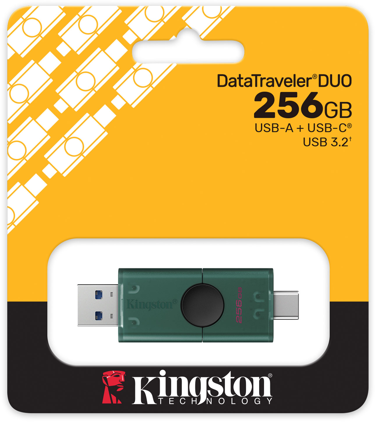 Накопитель Kingston 256GB USB 3.2 Type-A + Type-C DT DuoG2 (DTDEG2/256GB) фото 