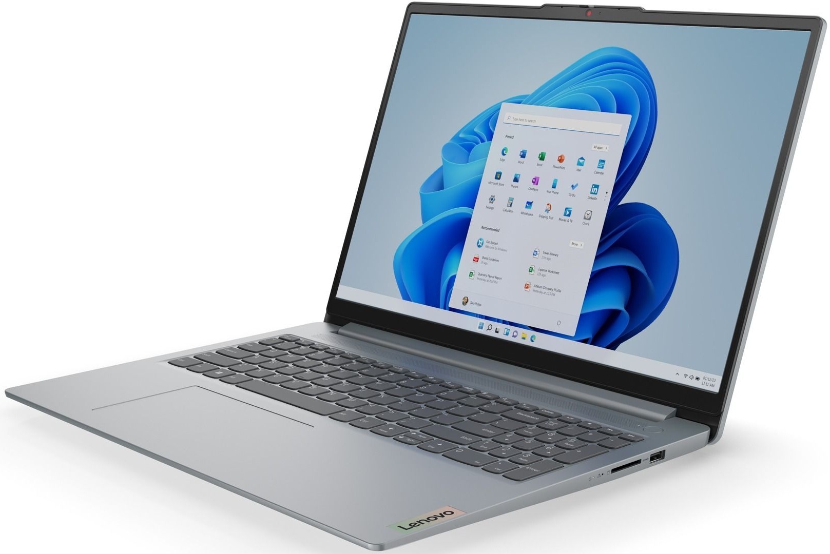Ноутбук LENOVO Ideapad Slim 3 16IAH8 Arctic Grey (83ES004ARA) фото 3