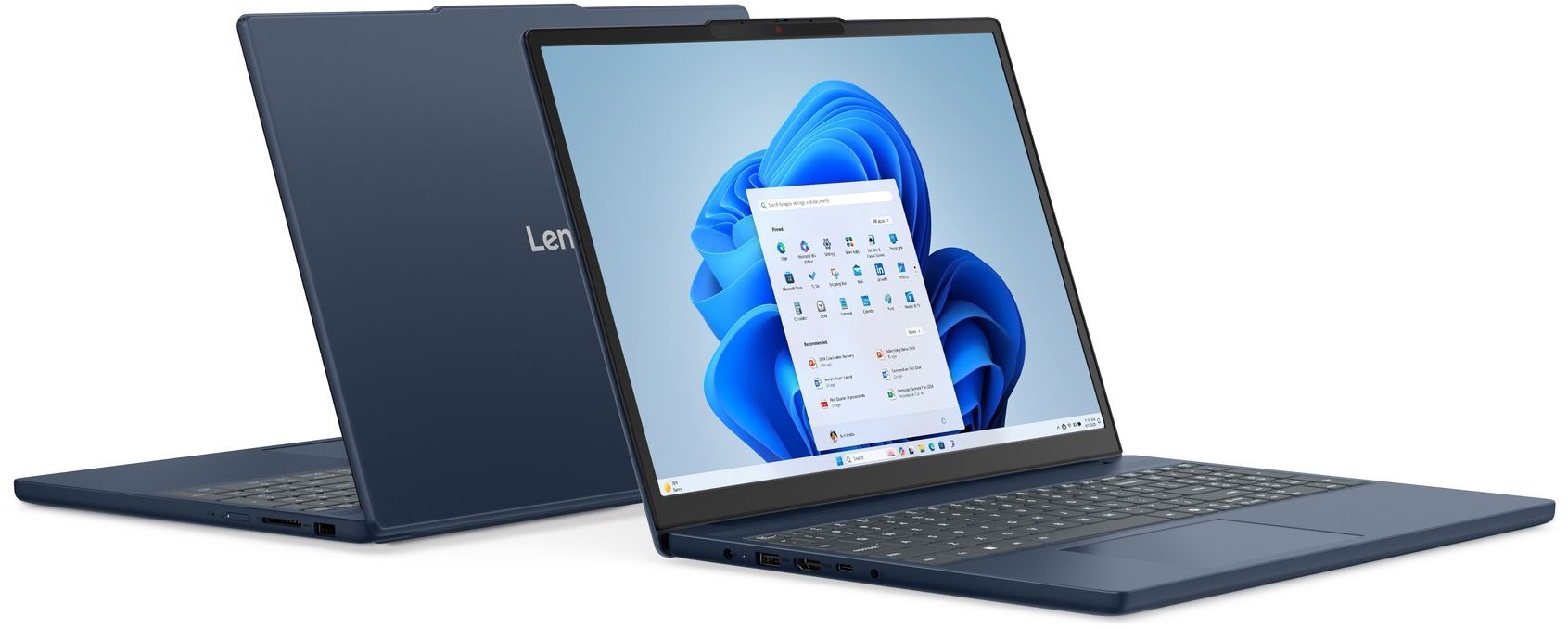 Ноутбук LENOVO Ideapad Slim 3 15IRH10 Cosmic Blue (83K100QVRA) фото 10