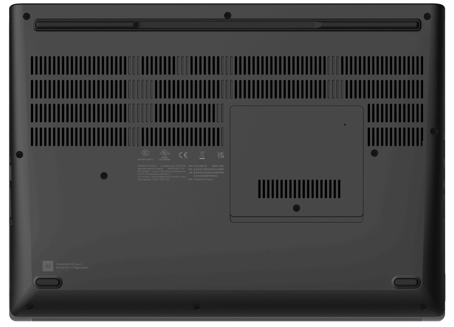 Ноутбук LENOVO ThinkPad P16 G2 Storm Grey (21FBSBT407) фото