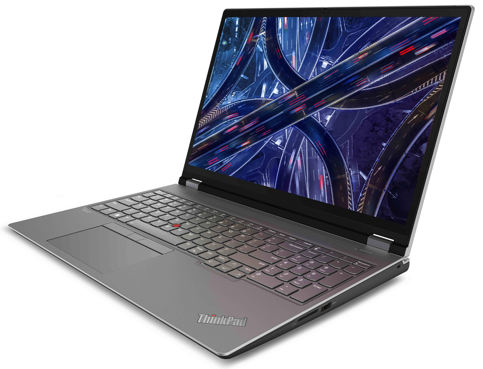 Ноутбук LENOVO ThinkPad P16 G2 Storm Grey (21FBSBT407) фото 3