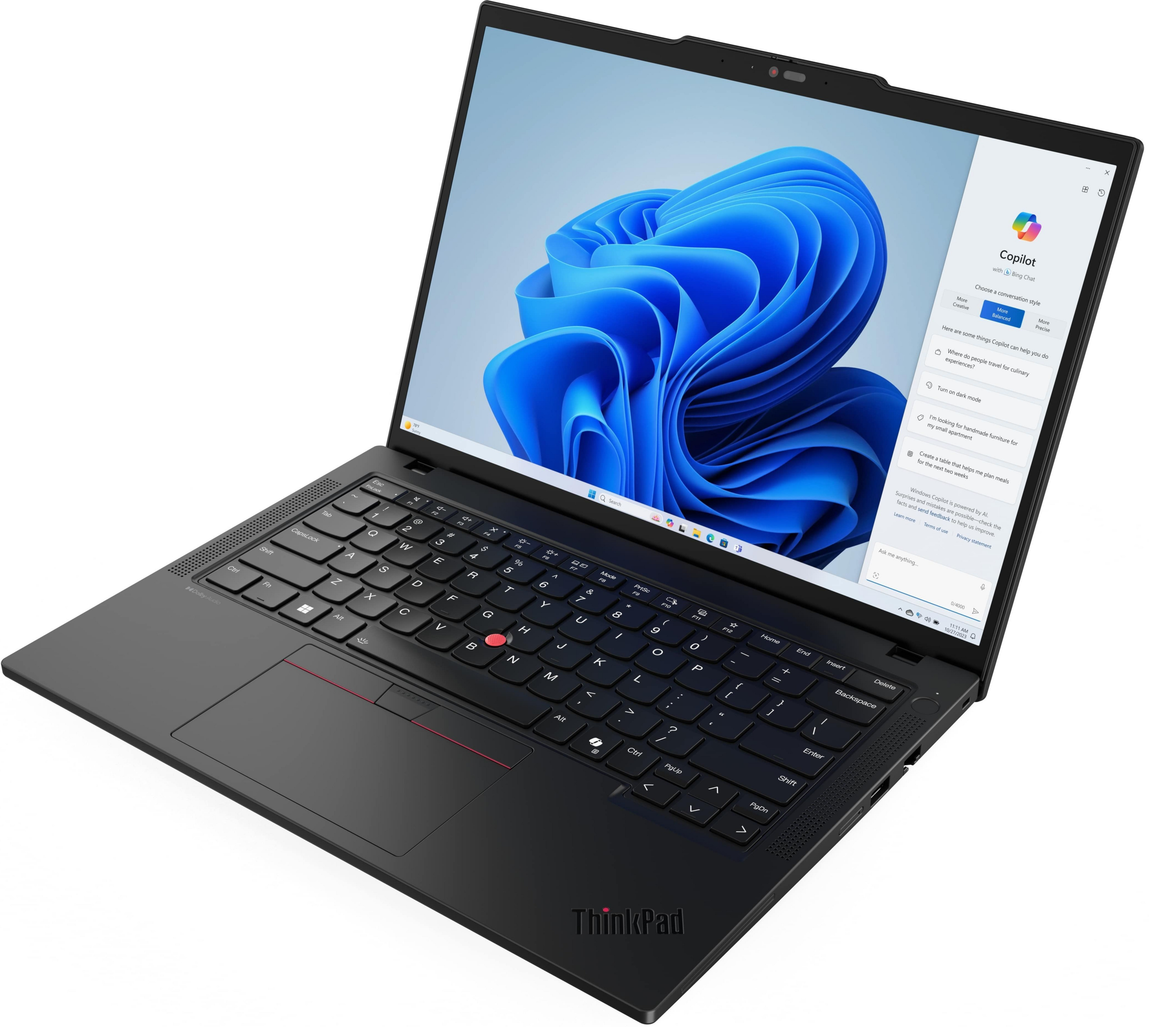 Ноутбук LENOVO ThinkPad T14 G5 Black (21MDS1LC09)фото3