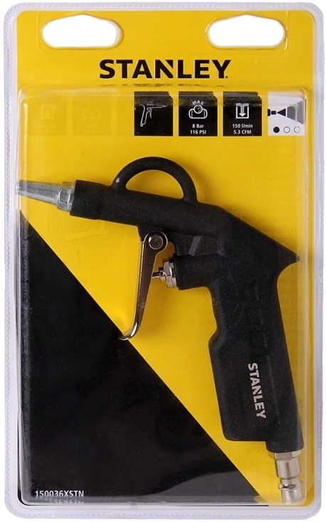 Пистолет продувной Stanley 150 л/мин 8 бар (150036XSTN) фото 2