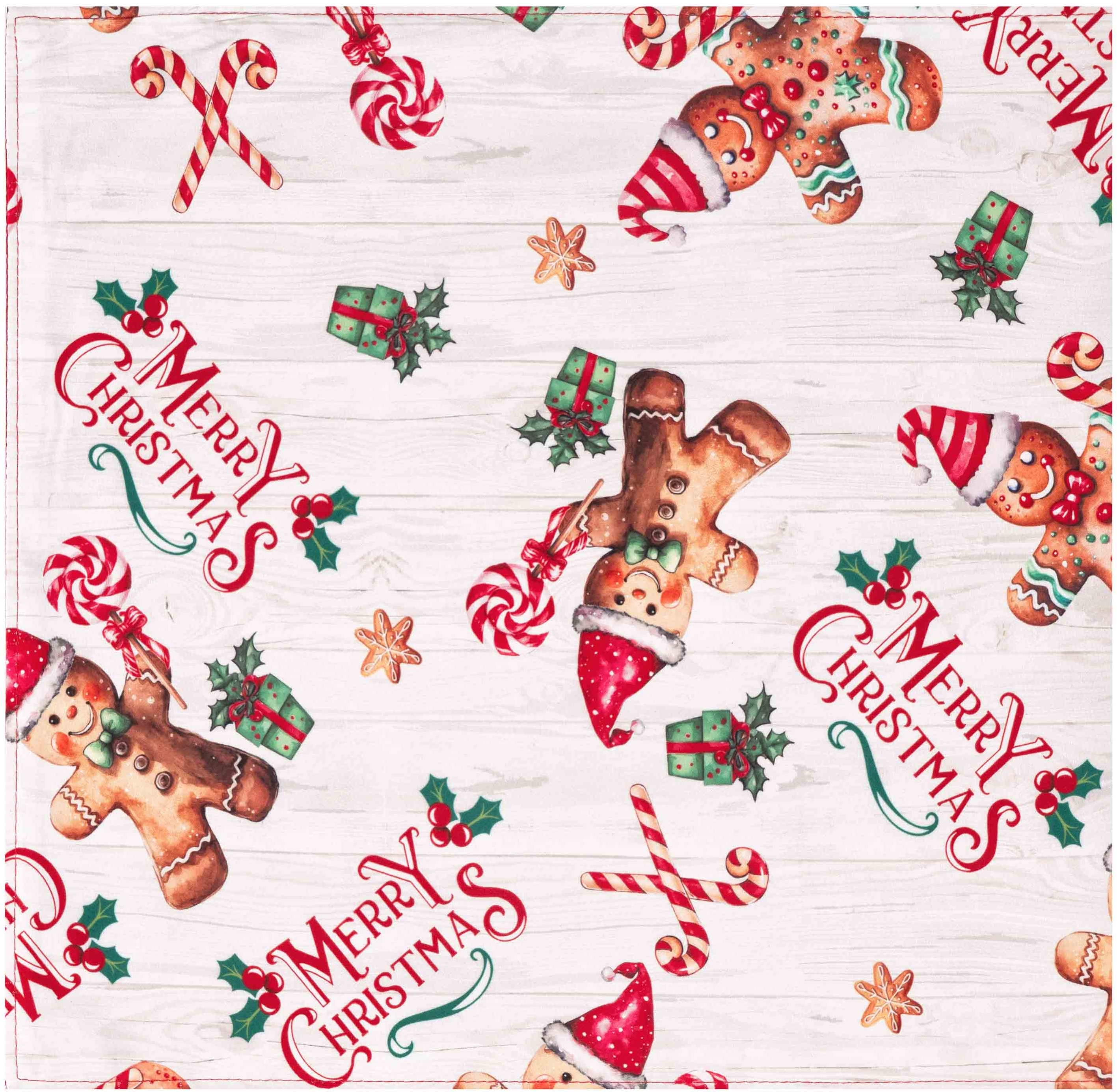 Раннер ARDESTO Christmas Gingerbread 33х137см, красный (ART01HCG) фото 2