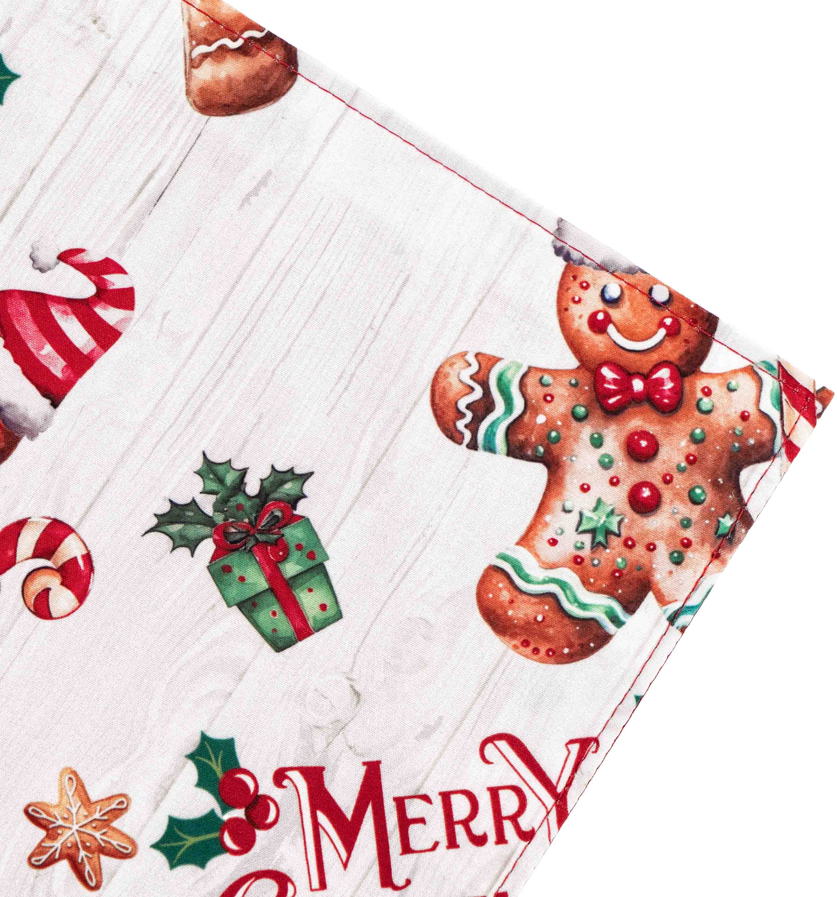 Раннер ARDESTO Christmas Gingerbread 33х137см, красный (ART01HCG) фото 5