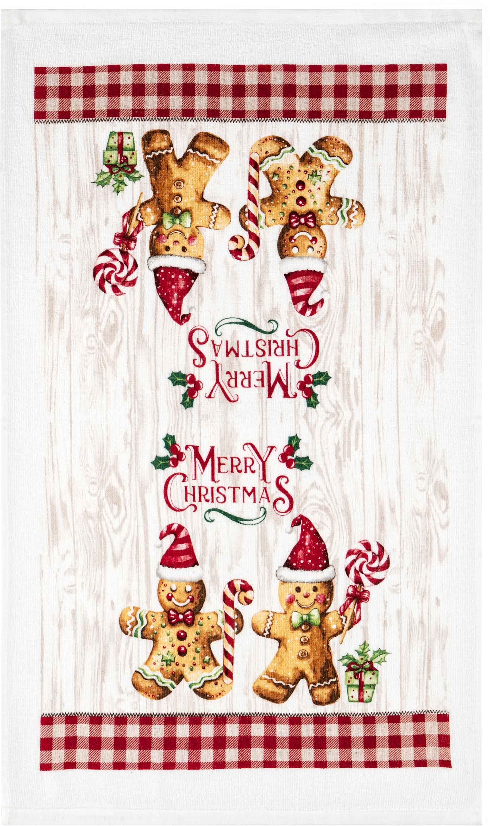 Подарунковий набір для кухні ARDESTO Christmas Gingerbread, 3шт (ART14HGR)фото