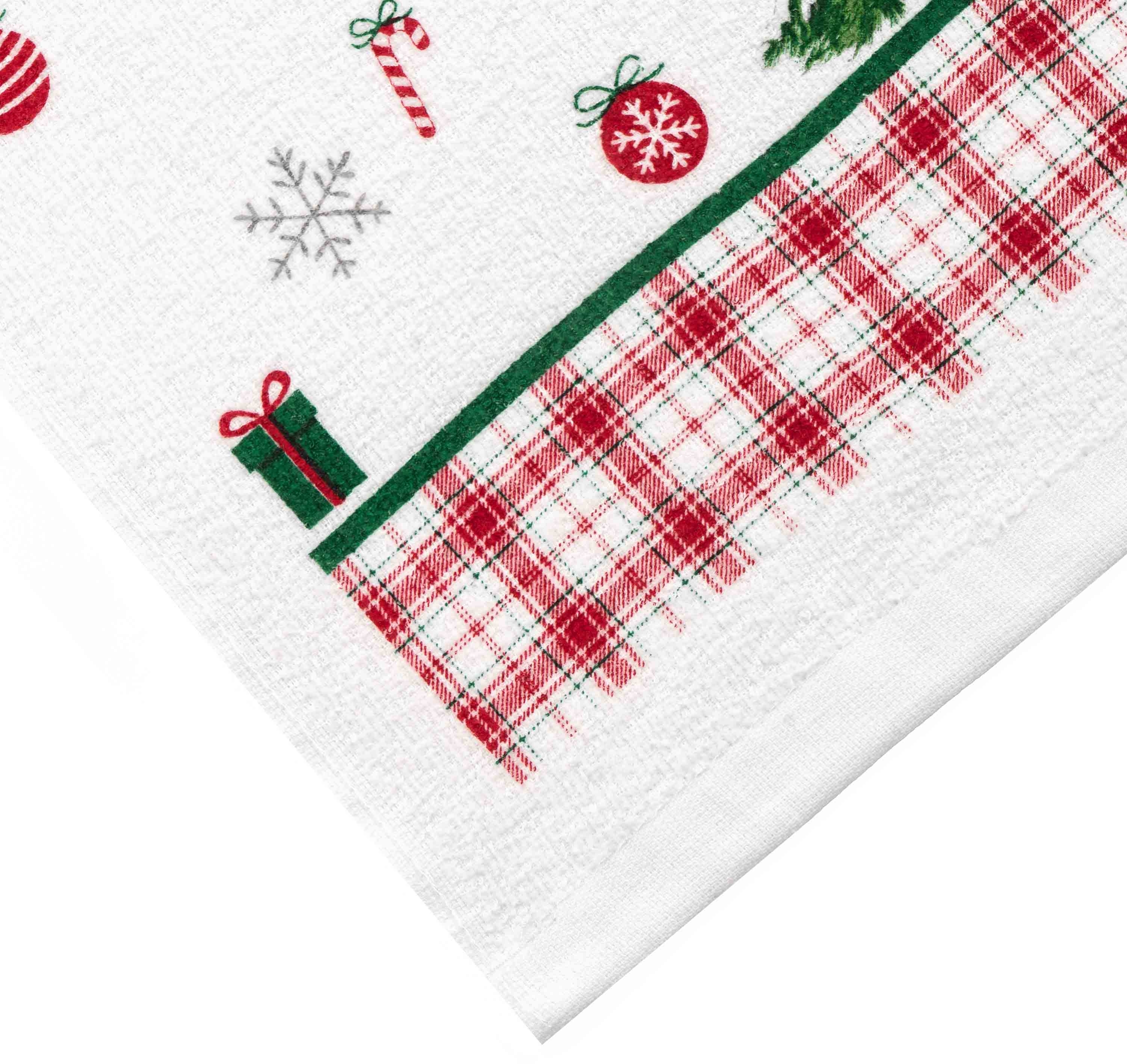 Набір рушників для кухні ARDESTO Christmas Tree 38х63см, 2шт, зелений (ART3863HT)фото5