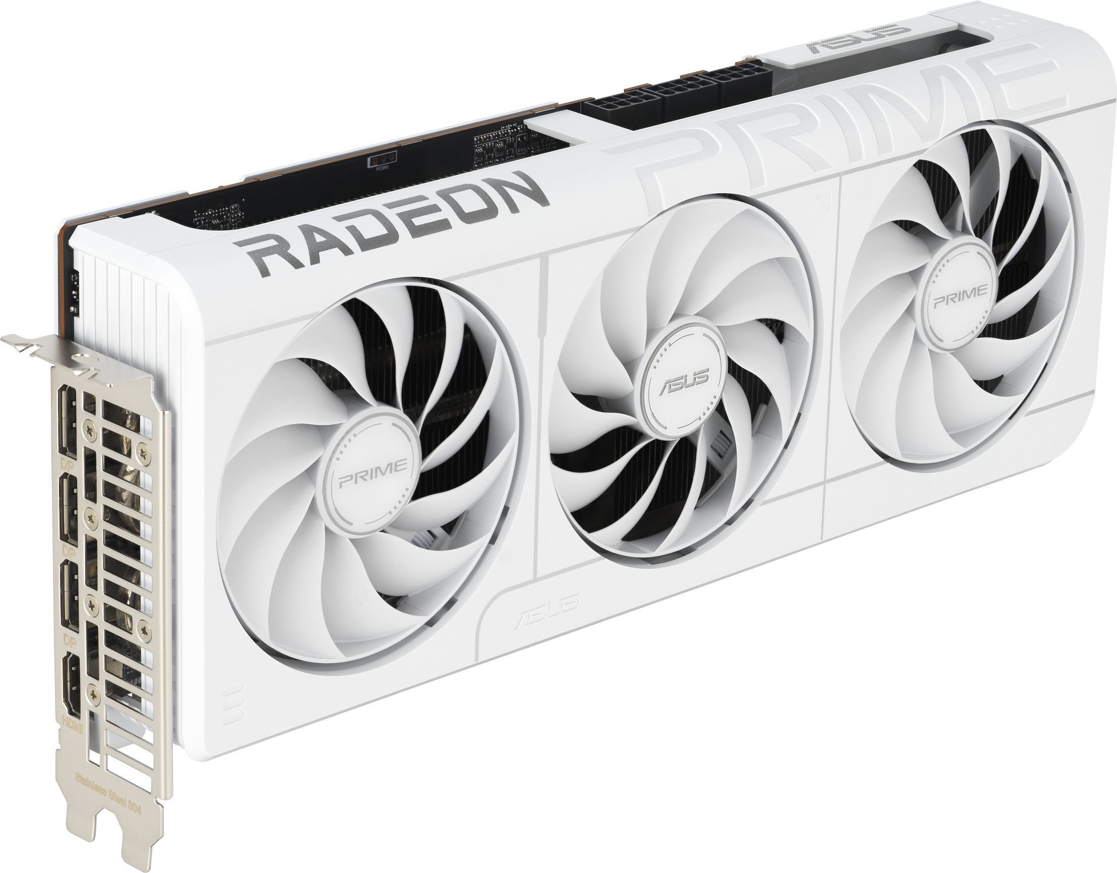 Відеокарта ASUS Radeon RX 9070 XT 16GB GDDR6 PRIME OC WHITE (90YV0L75-M0NA00)фото4