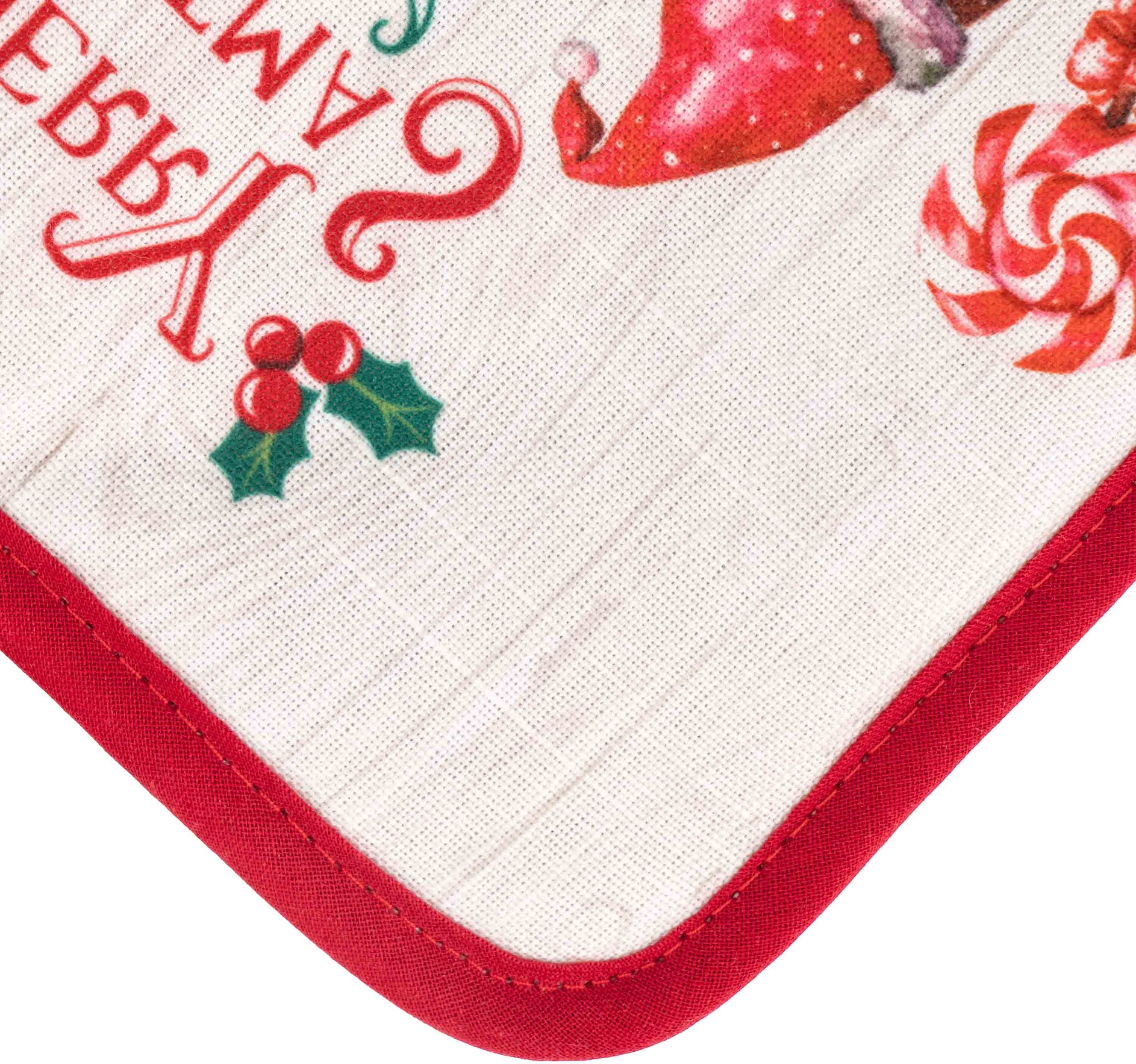 Прихватка ARDESTO Christmas Gingerbread 18х20см, красный (ART04HG) фото 3