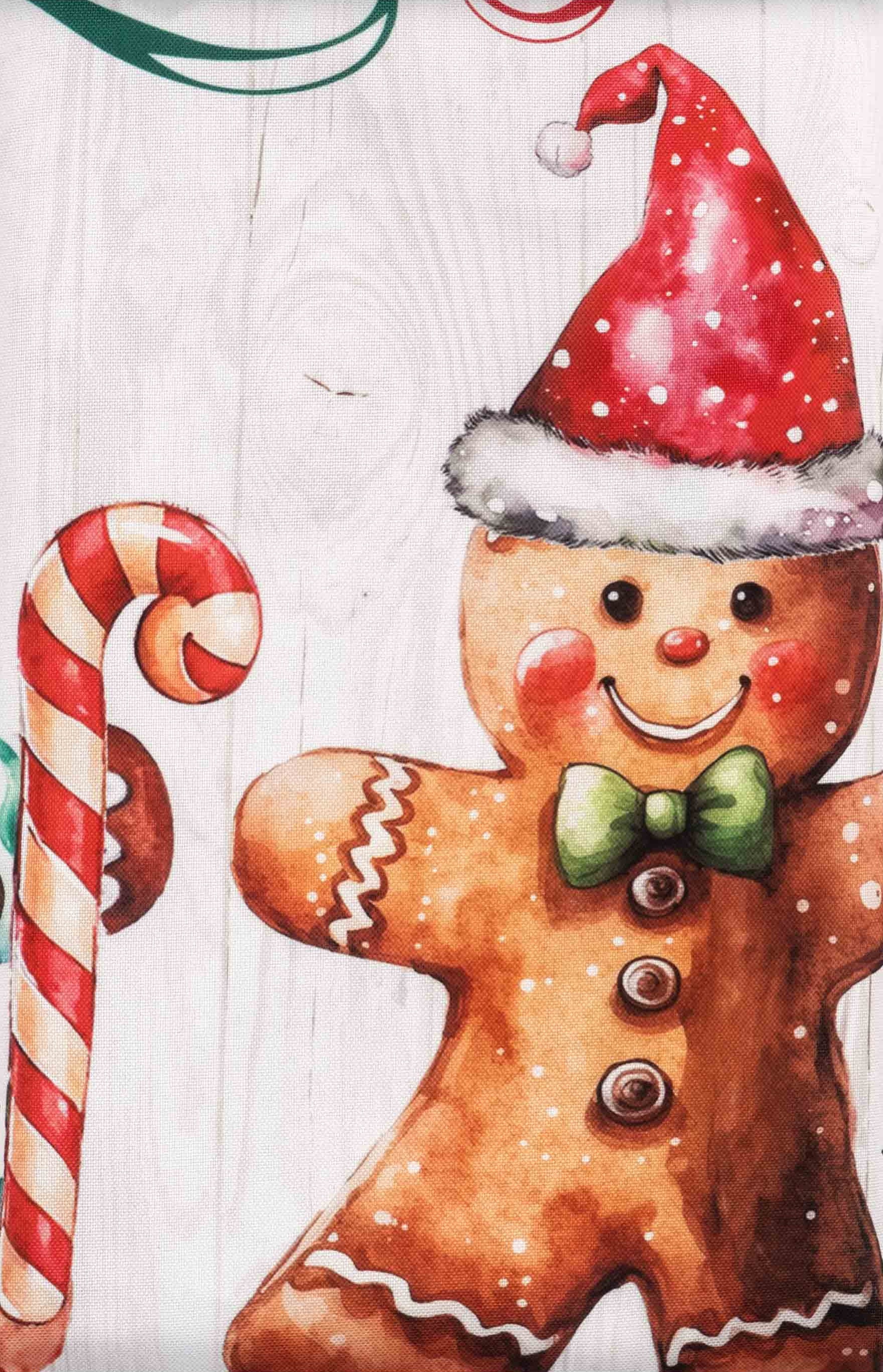 Фартук ARDESTO Christmas Gingerbread 60х80см, красный (ART12HG) фото 3