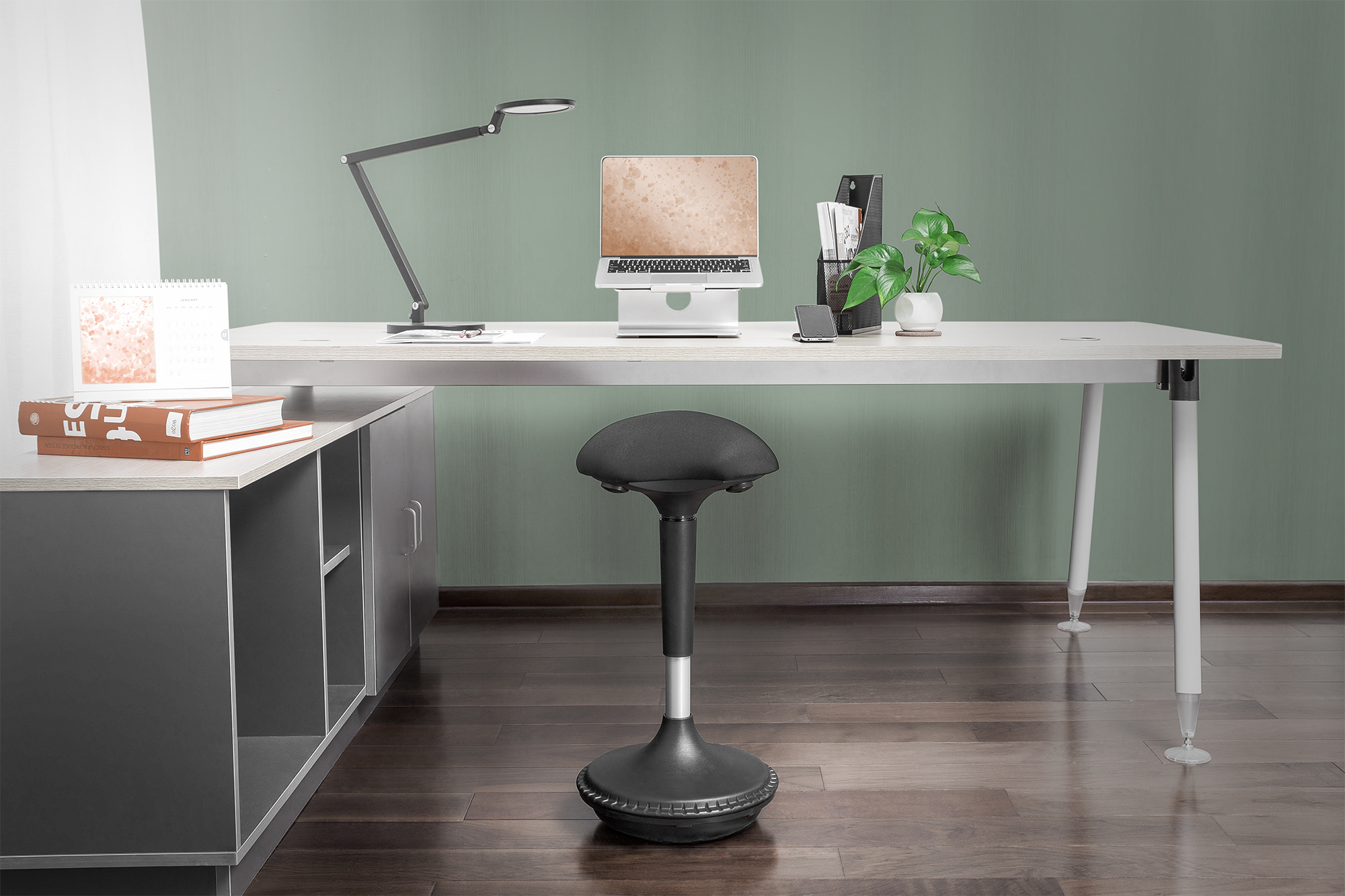Стул DIGITUS Ergonomic Standing Chair фото 