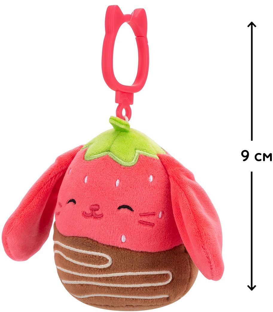 М'яка іграшка на кліпсі Squishmallows - Кролик Гунда (9 см), (SQCP00464)фото