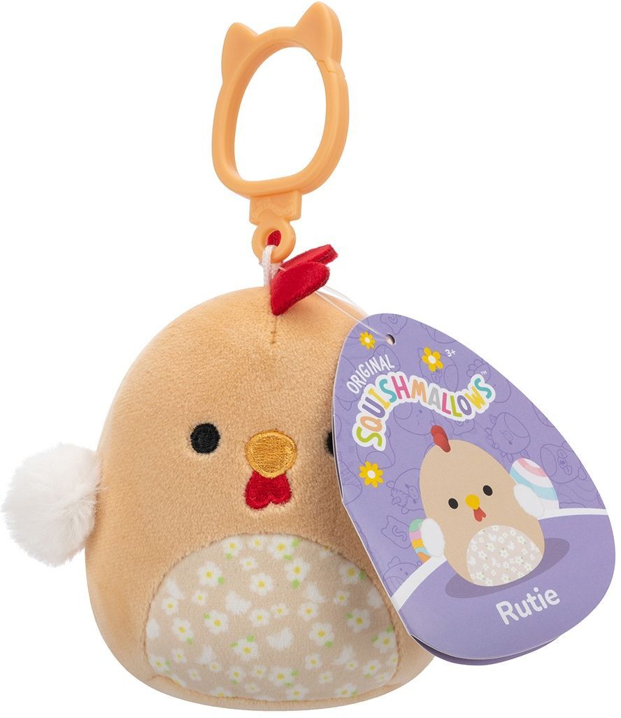 Мягкая игрушка на клипсе Squishmallows - Петушок Рути (9 см), (SQCP00465) фото 6