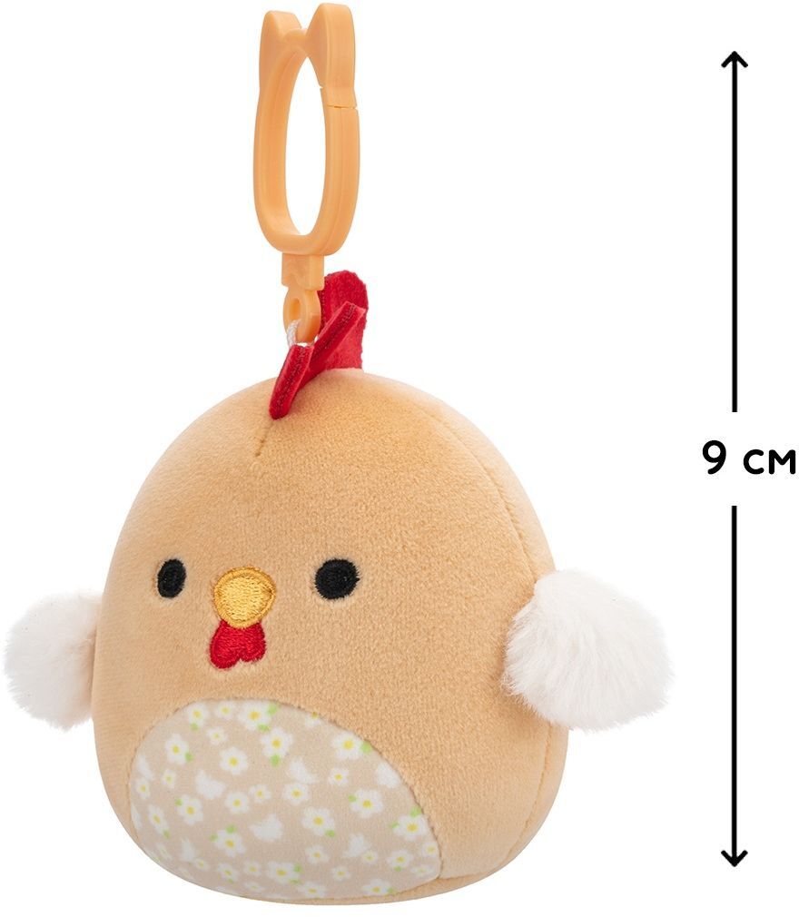 Мягкая игрушка на клипсе Squishmallows - Петушок Рути (9 см), (SQCP00465) фото 7