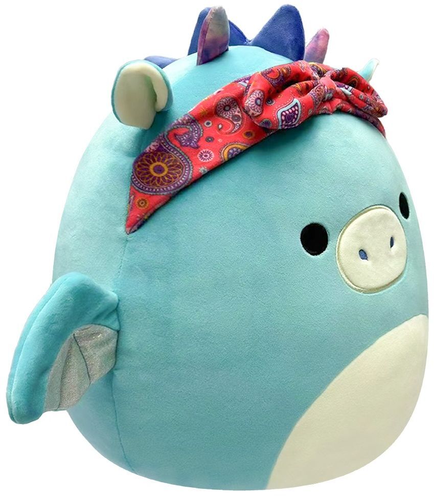 Мягкая игрушка Squishmallows - Дракон в бандане (19 см), (SQCR04125) фото 