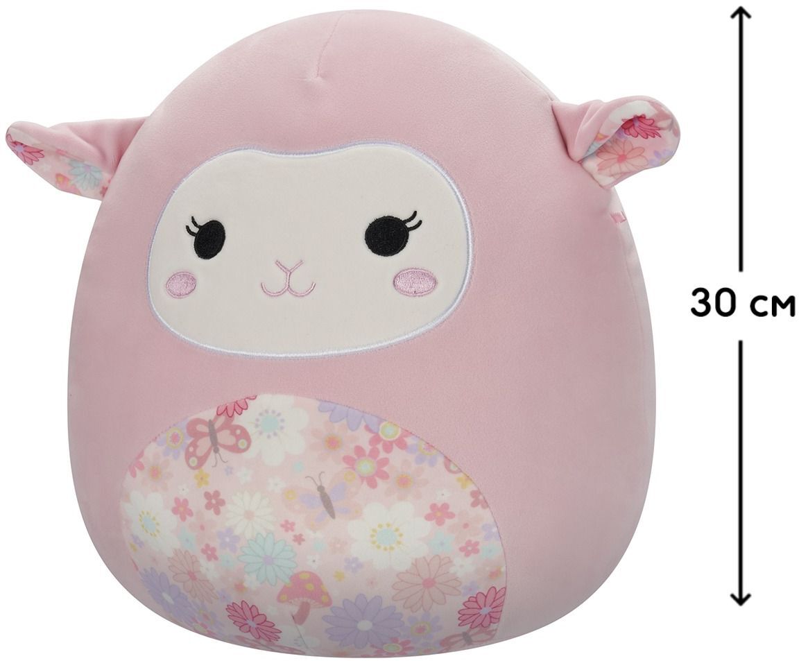 Мягкая игрушка Squishmallows - Ягненок Лола (30 см), (SQCR05611) фото 4