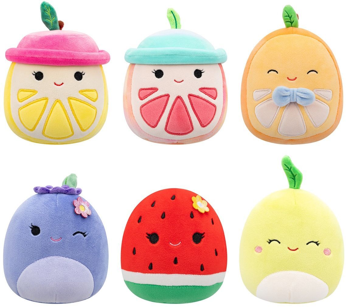 Мягкая игрушка-сюрприз Squishmallows - Веселые Фруктики (13 cм), (SQCR07568) фото 2