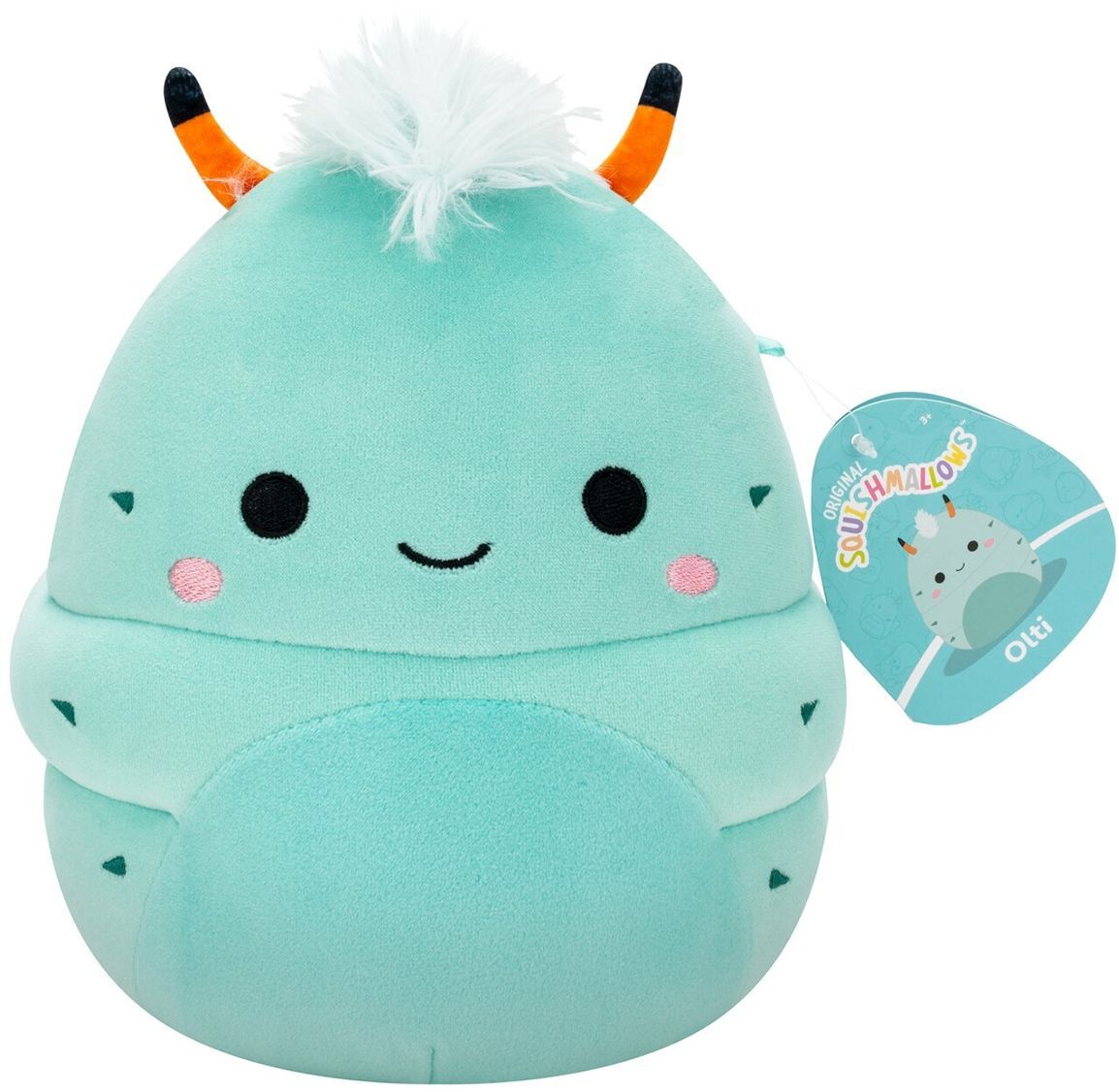 Мягкая игрушка Squishmallows - Рогатая Гусеница Ольти (19 см), (SQCR07941) фото 6