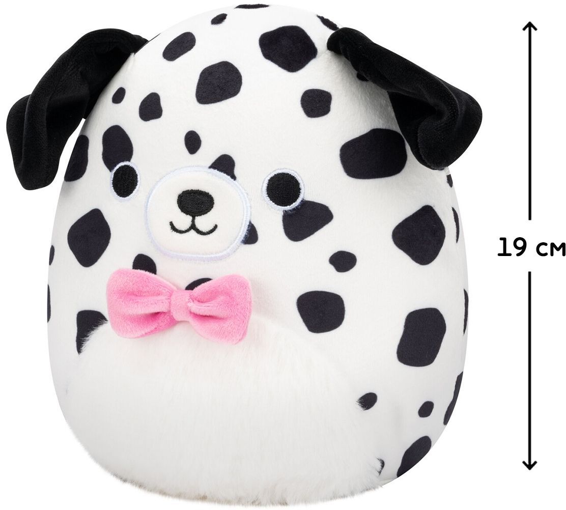 Мягкая игрушка Squishmallows - Далматинец Дастин (19 см), (SQCR07942) фото 