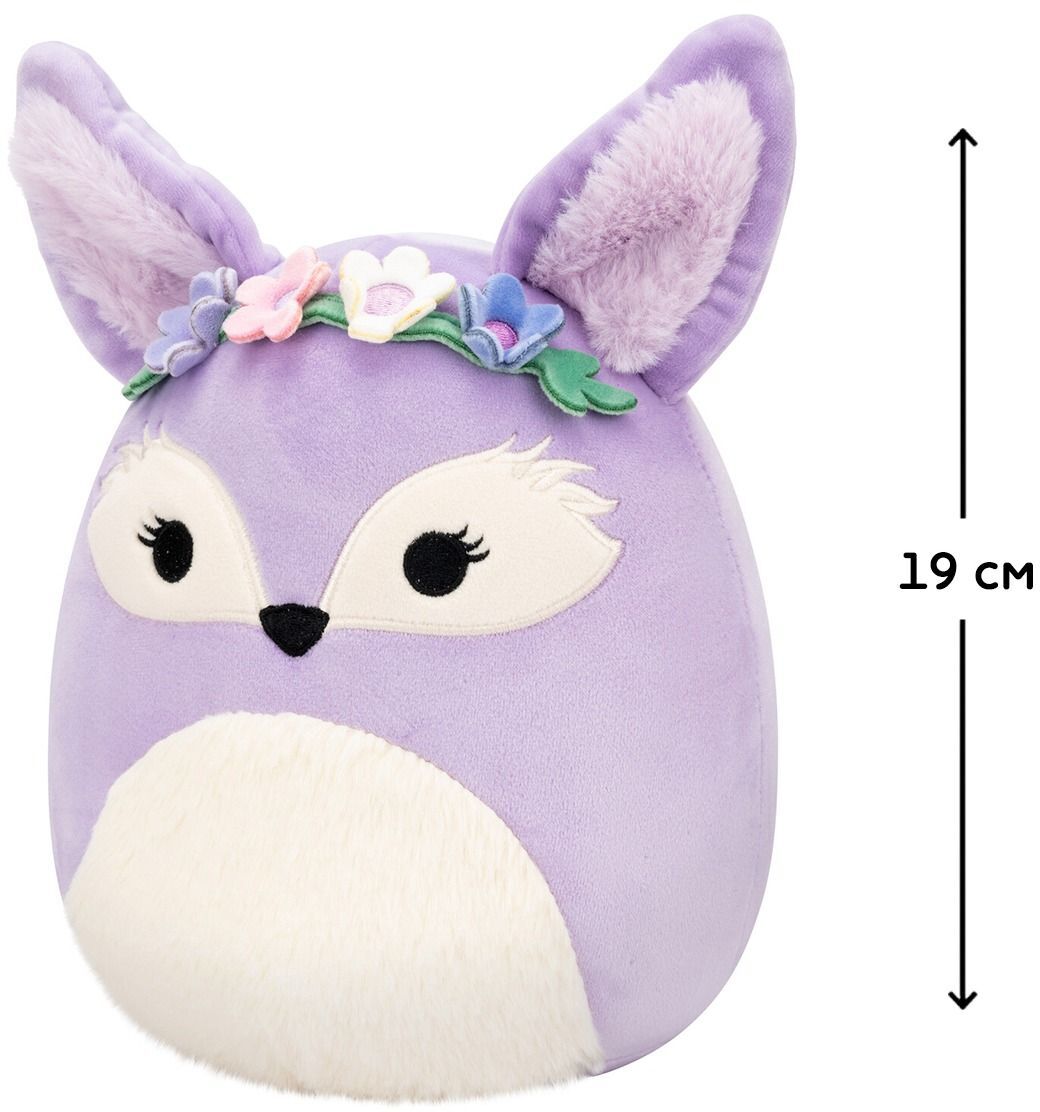 Мягкая игрушка Squishmallows - Лисица Фенек Каденс (19 см), (SQCR07944) фото 