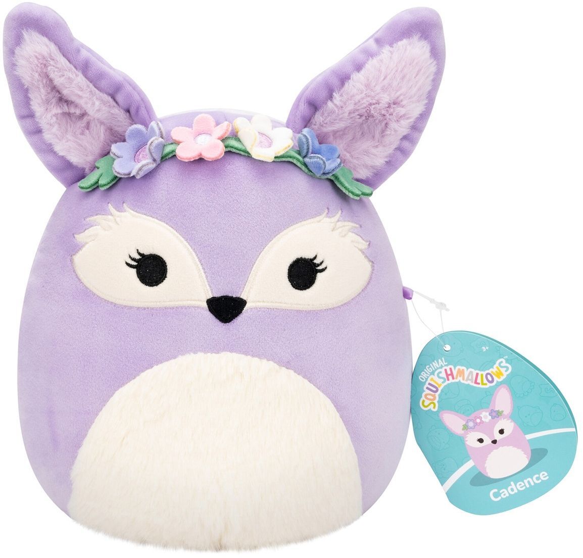 Мягкая игрушка Squishmallows - Лисица Фенек Каденс (19 см), (SQCR07944) фото 