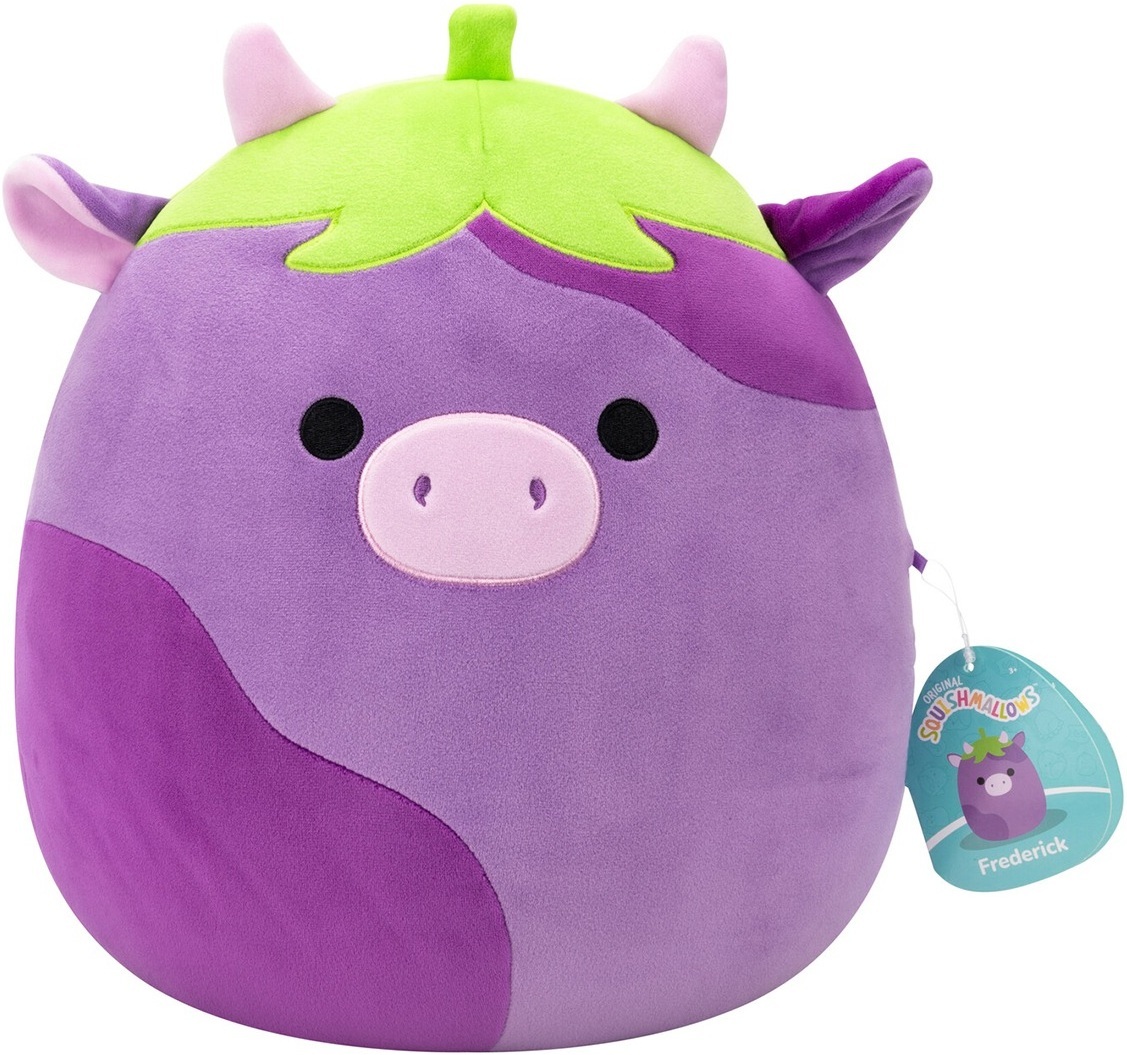 Мягкая игрушка Squishmallows - Коровка-Баклажан Фредерик (30 см), (SQCR07969) фото 