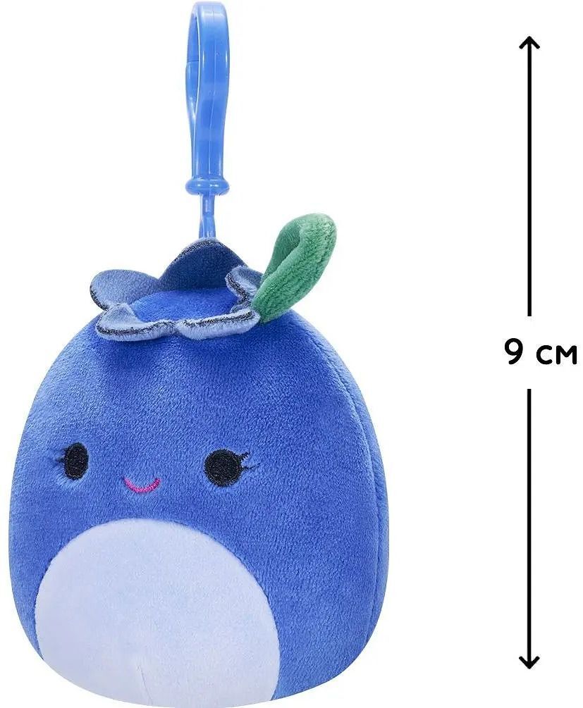 Мягкая игрушка на клипсе Squishmallows - Черника Блуби (9 см), (SQCP00147) фото 4