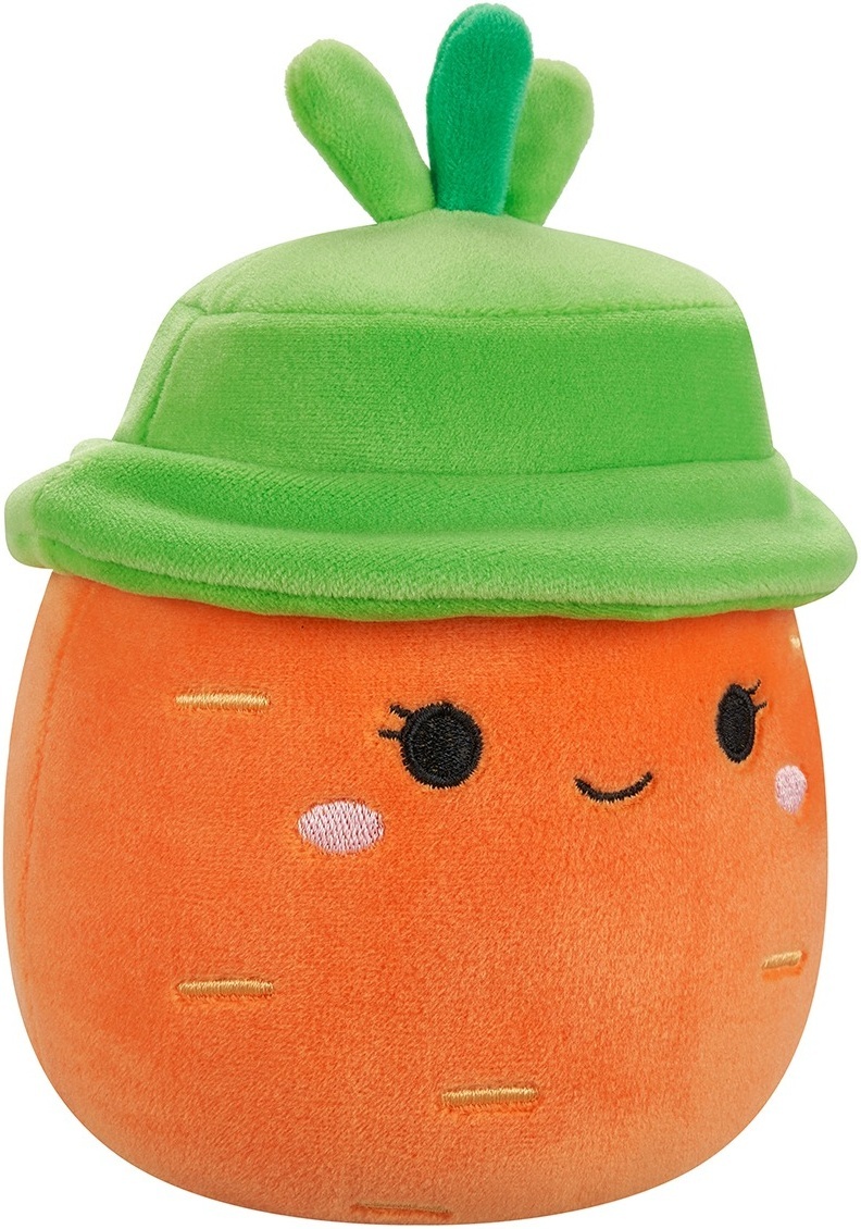 Мягкая игрушка Squishmallows - Морковка Каролина в шляпе (13 см), (SQER01182) фото 6
