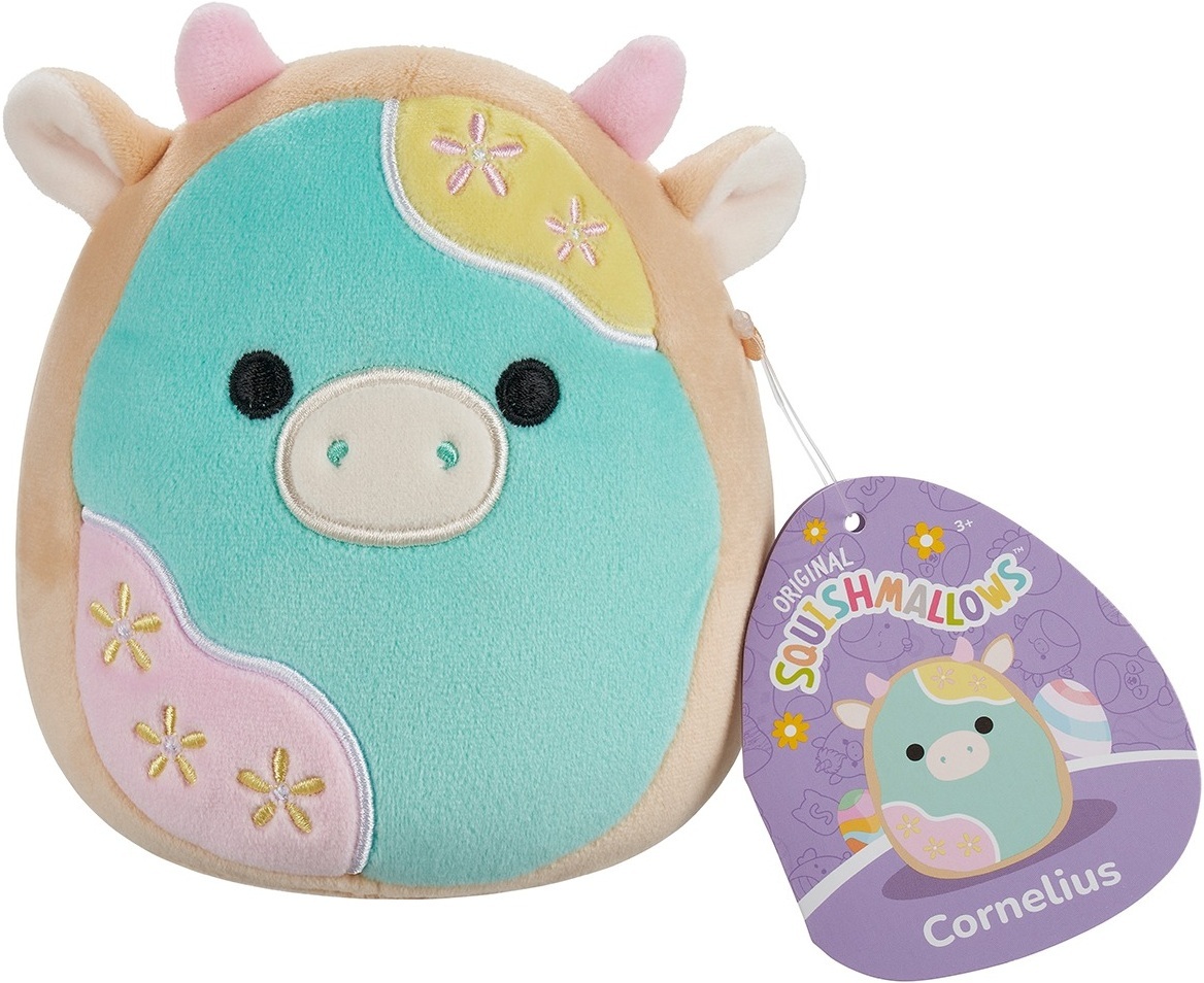 Мягкая игрушка Squishmallows - Пастельная Коровка Корнелиус (13 см), (SQER01183) фото 7