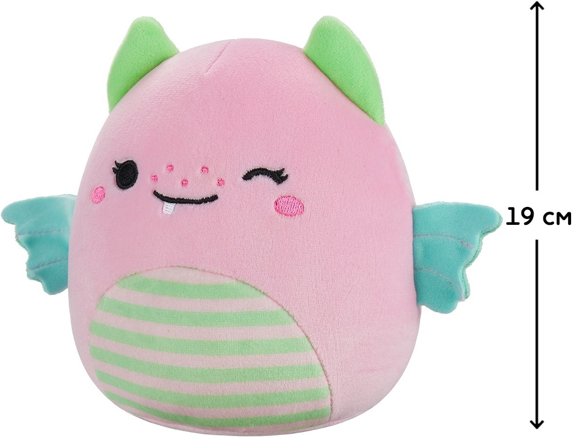 М'яка іграшка Squishmallows - Рожевий Діно Лілія (19 см), (SQER01212)фото2