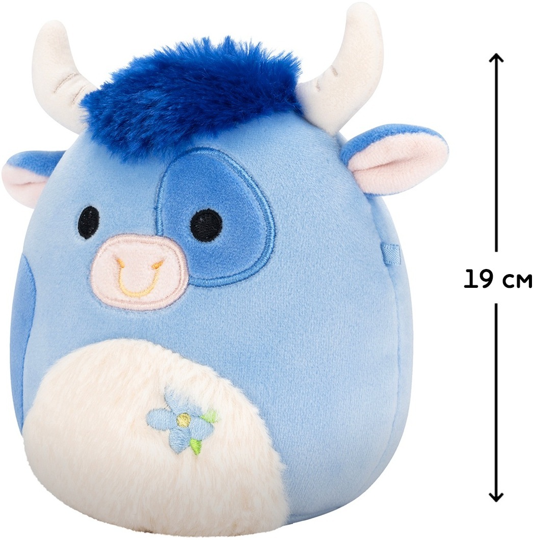 Мягкая игрушка Squishmallows - Бык Бермайе (19 см), (SQER01213) фото 2