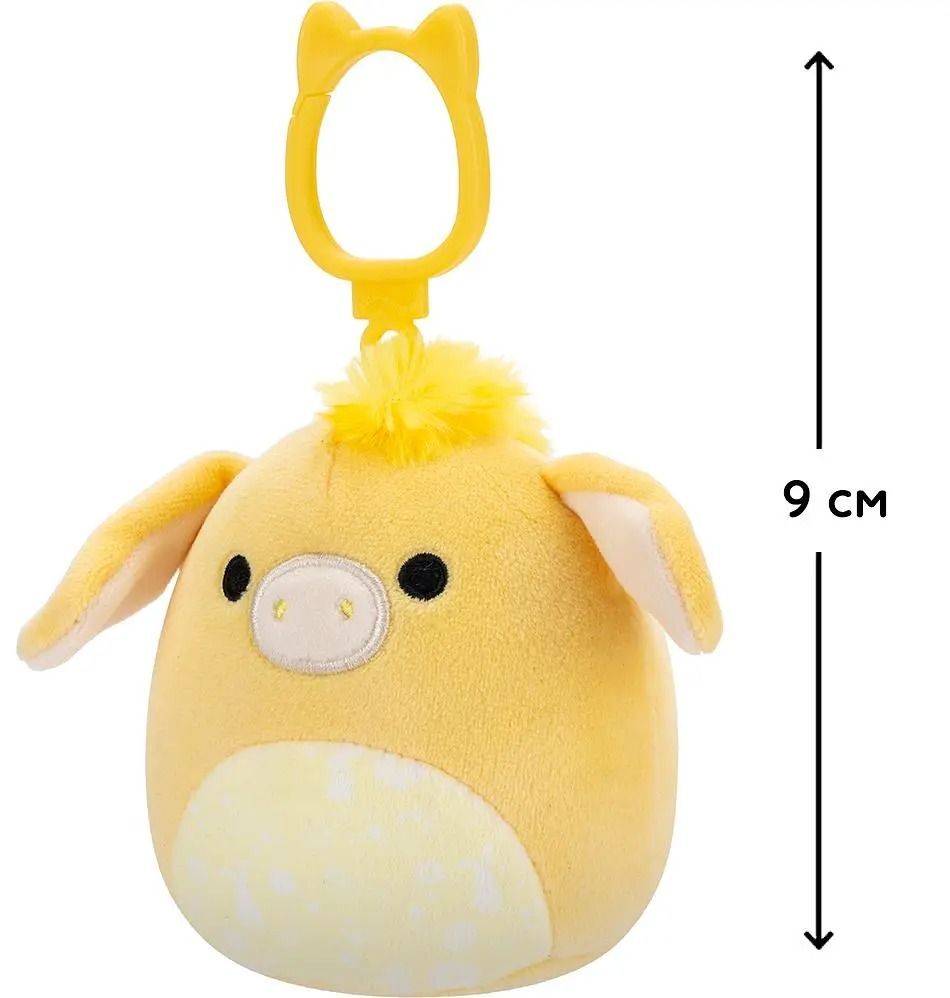Мягкая игрушка на клипсе Squishmallows - Ослик Гевин (9 см), (SQCP00461) фото 7