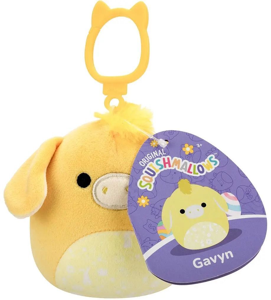 Мягкая игрушка на клипсе Squishmallows - Ослик Гевин (9 см), (SQCP00461) фото 6
