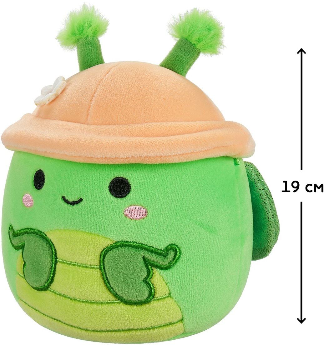 Мягкая игрушка Squishmallows - Богомол Трентон в шляпе (19 см), (SQER01217) фото