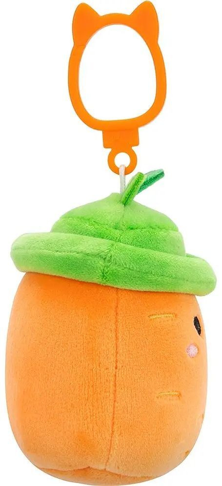 М'яка іграшка на кліпсі Squishmallows - Морквина Кароліна (9 см), (SQCP00462)фото4