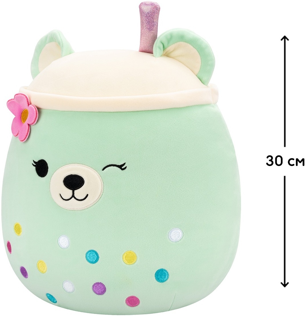 Мягкая игрушка Squishmallows - Мятный Медведь Мей (30 см), (SQER01266) фото 2
